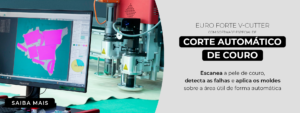 Banner de atalho para a Máquina de Corte de Couro