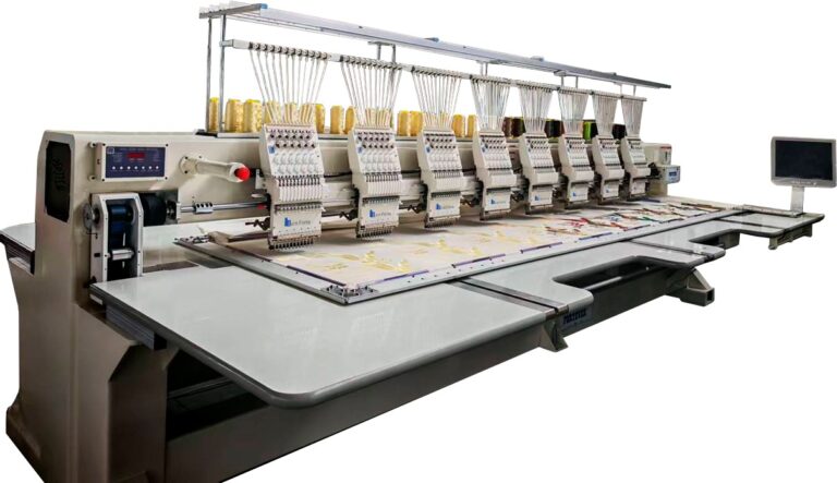 bordadeira 8 cabeças flat